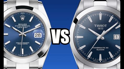 tissot gentleman vs rolex datejust|rolex vs tissot review.